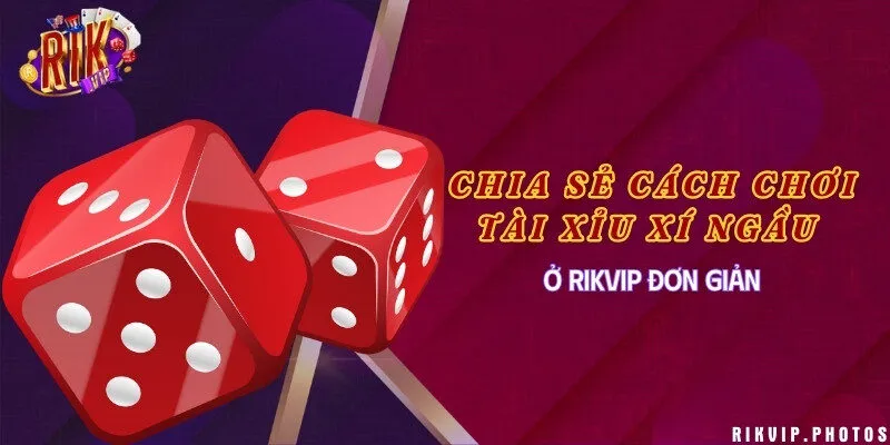 Chia sẻ cách chơi Tài Xỉu Xí Ngầu ở Rikvip đơn giản