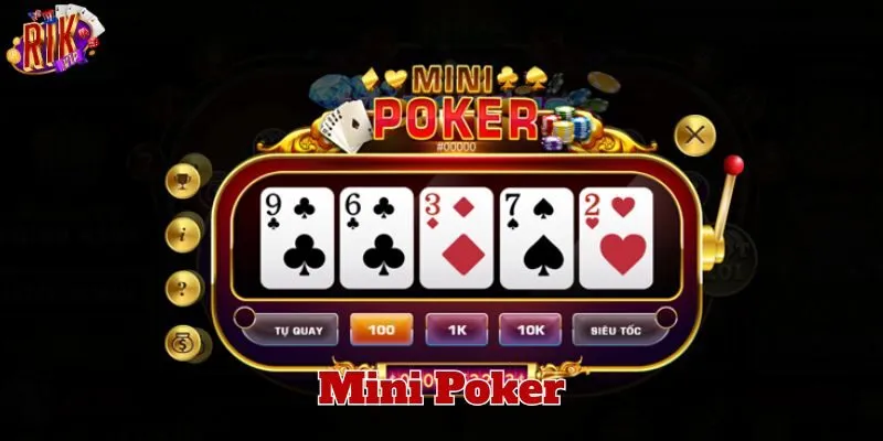 Hướng dẫn chơi Mini Poker thắng lớn